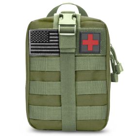 Tactical First Aid Bag IFAK Pouch (Color: army green)